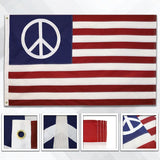 Peace Symbol American Flag